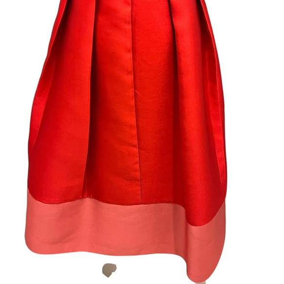 Maeve by Anthropologie Red Asymmetrical High-Low A-Line Dress. Anthropologie Sz8 - Picture 5 of 12